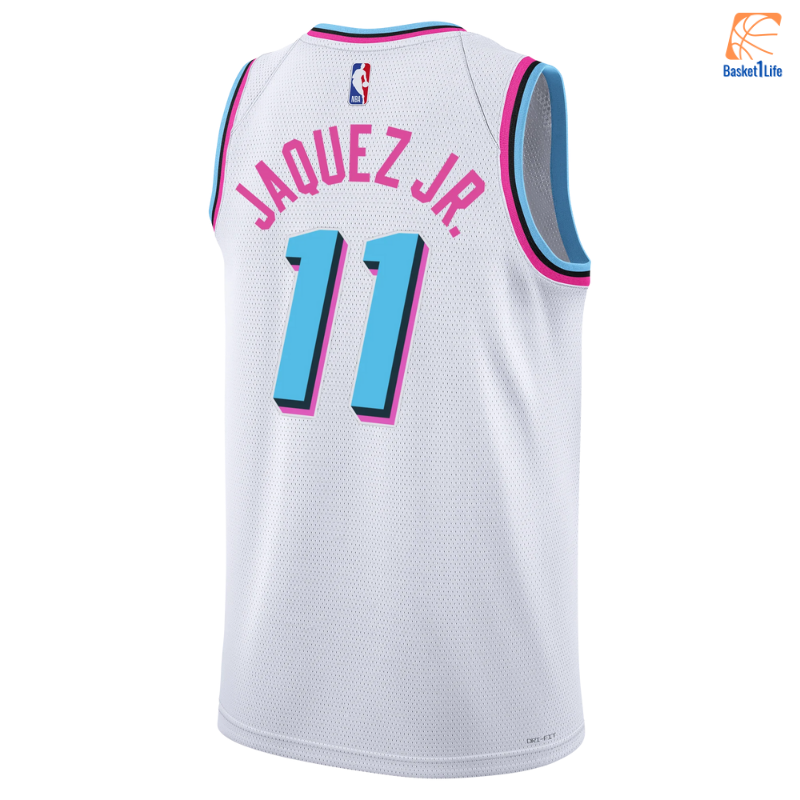 NBA Miami Heat Jaime Jaquez Jr. Trikot Nike Edition Swingman - Weiß