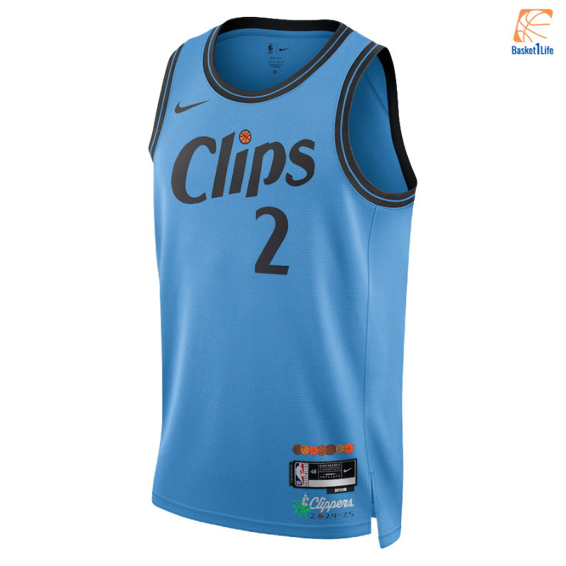 Maillot Nike City Edition Swingman LA Clippers 2024 - Bleu - Kawhi Leonard