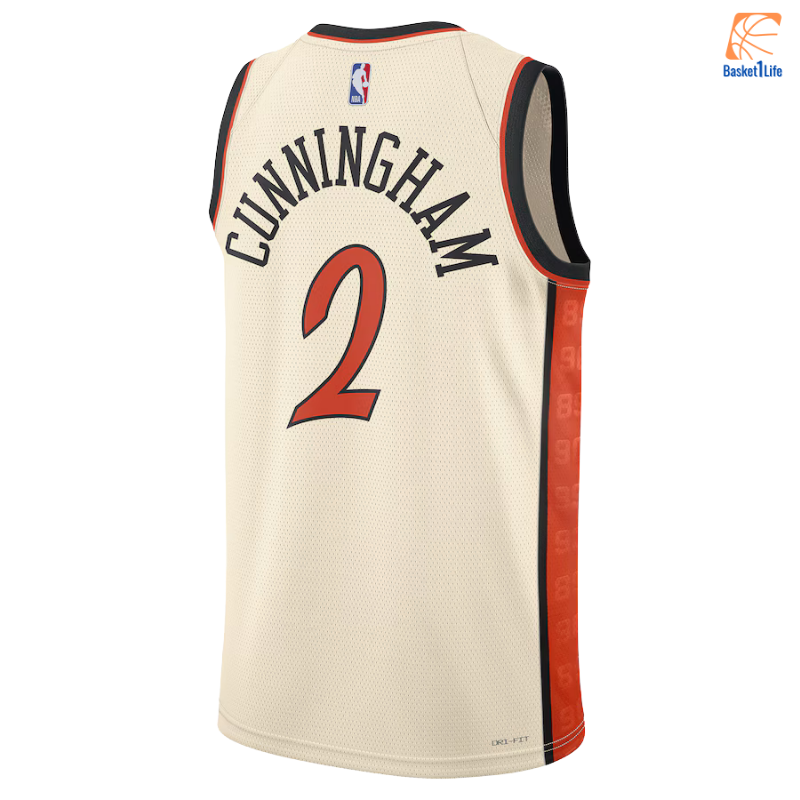 Cade Cunningham Detroit Pistons Nike 2024/25 Swingman-Trikot - City Edition - Weiß