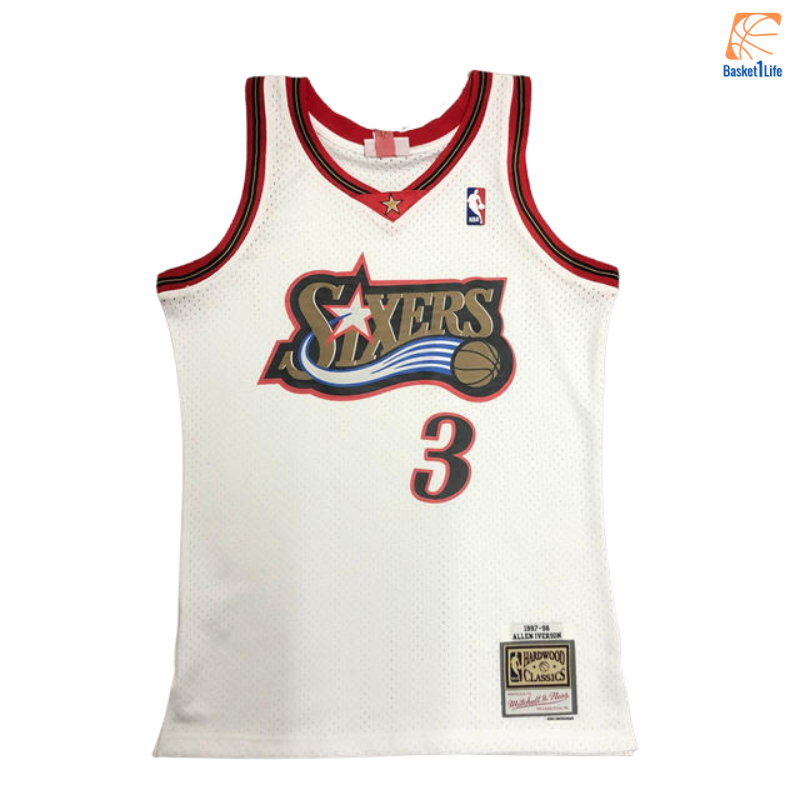 Swingman Allen Iverson Philadelphia 76ers 1997-98 Trikot