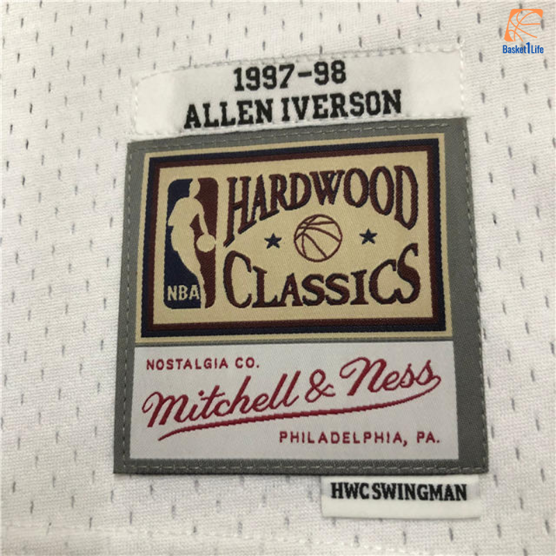 Swingman Allen Iverson Philadelphia 76ers 1997-98 Trikot