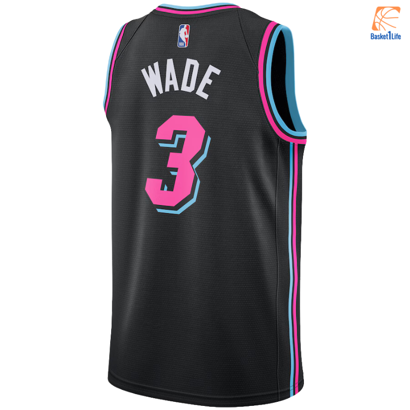 Miami Heat Dwyane Wade NBA Trikots Nike Edition Swingman - Schwarz