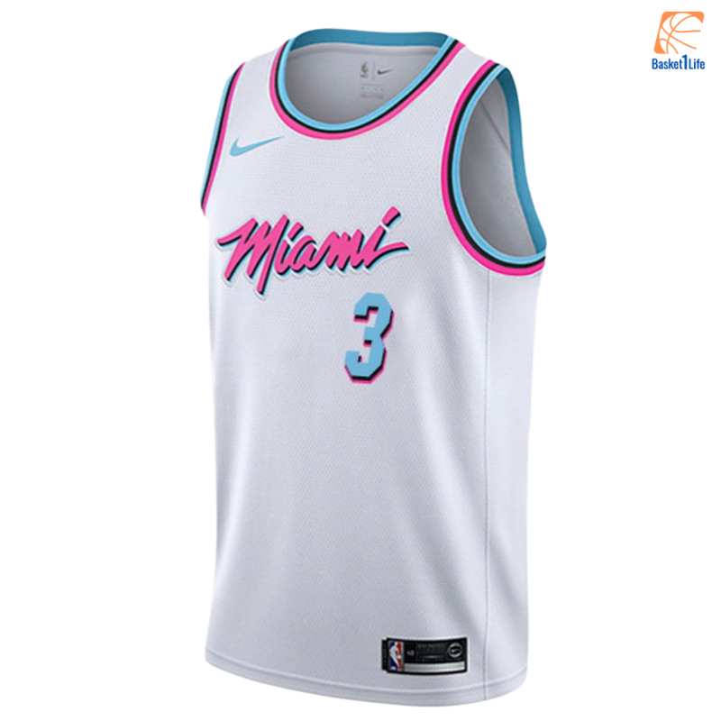 Miami Heat Dwyane Wade NBA Trikots Nike Edition Swingman - Weiß