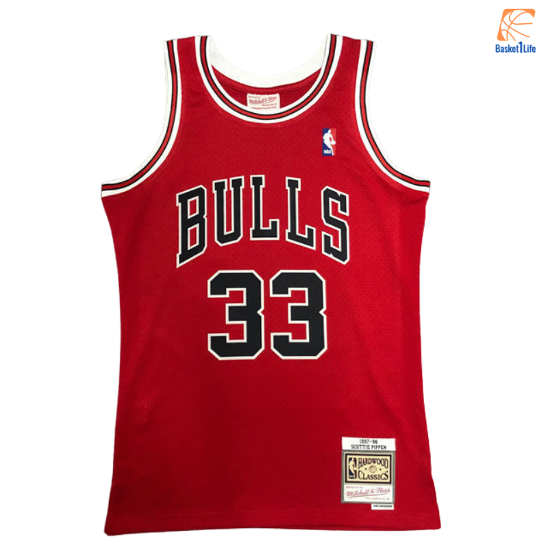 Swingman-Trikot Chicago Bulls Road 1997-98 Scottie Pippen