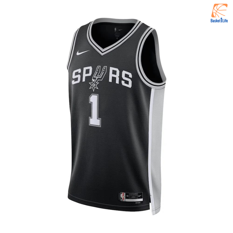 NBA-Trikot von Victor Wembanyama, San Antonio Spurs, Nike Icon Edition Swingman