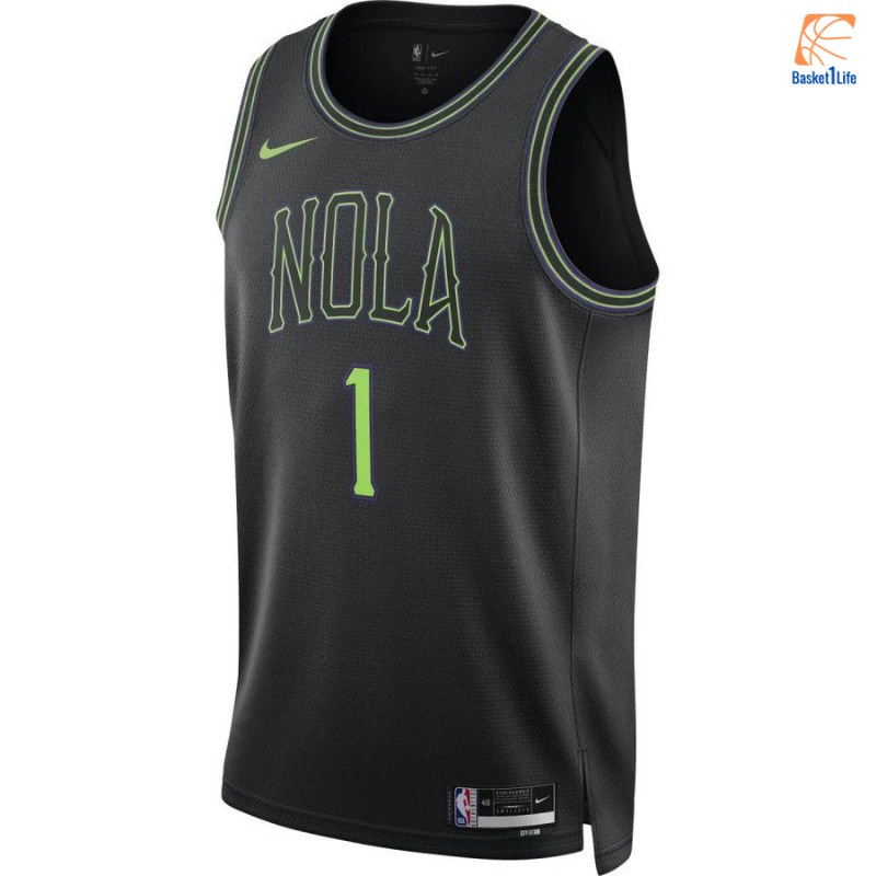 NBA-Trikot von Zion Williamson und den New Orleans Pelicans mit Nike City Edition