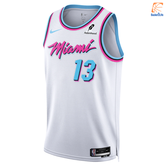 Miami Heat Bam Adebayo Nike Edition Swingman NBA-Trikot - Weiß 