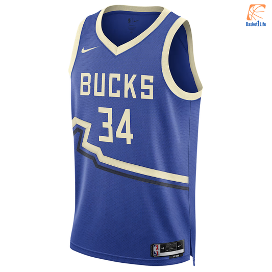 Giannis Antetokounmpo Milwaukee Bucks 2024/25 City Edition 