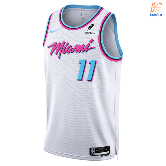 NBA Miami Heat Jaime Jaquez Jr. Trikot Nike Edition Swingman - Weiß 