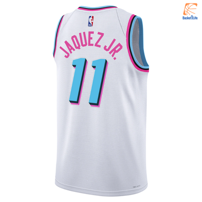 NBA Miami Heat Jaime Jaquez Jr. Trikot Nike Edition Swingman - Weiß 
