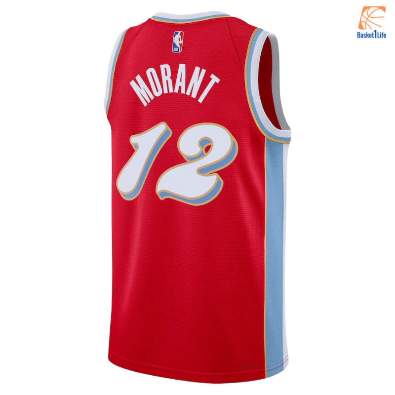Memphis Grizzlies 2024 Nike City Edition Swingman Trikot - Rot - Ja Morant 
