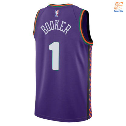 Phoenix Suns Nike City Edition Swingman Jersey 2024 - Purple - Devin Booker