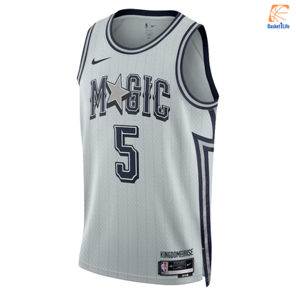 Orlando Magic Nike City Edition Swingman Trikot 2024 - Silber - Paolo Banchero 