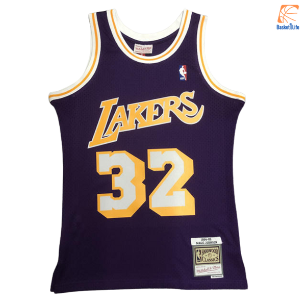 NBA Mitchell & Ness 1984-85 Magic Johnson Los Angeles Lakers Swingman