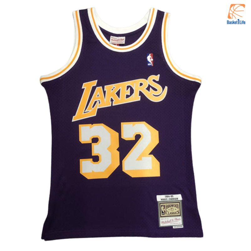 NBA Mitchell & Ness 1984-85 Magic Johnson Los Angeles Lakers Swingman