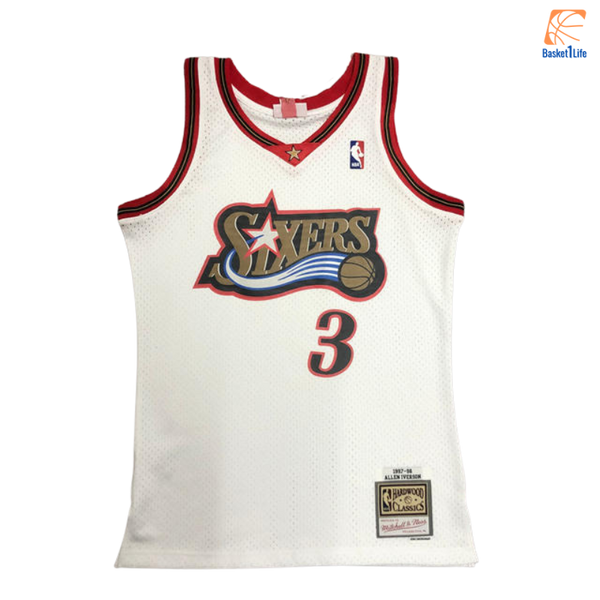 Swingman Allen Iverson Philadelphia 76ers 1997-98 Jersey