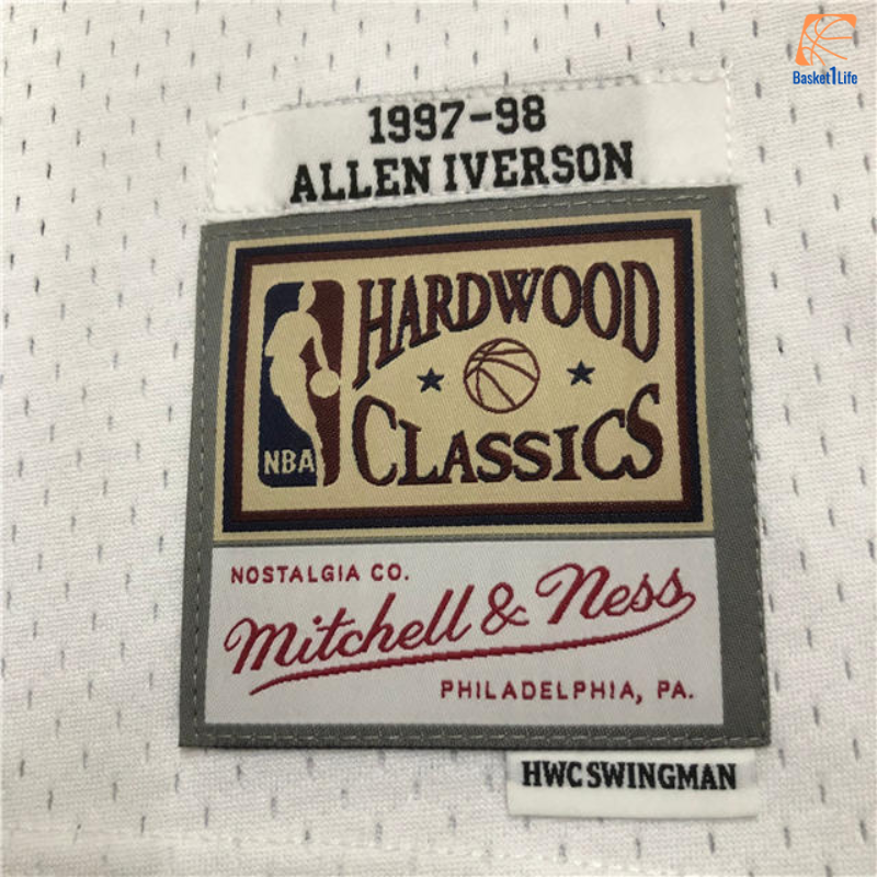 Swingman Allen Iverson Philadelphia 76ers 1997-98 Jersey