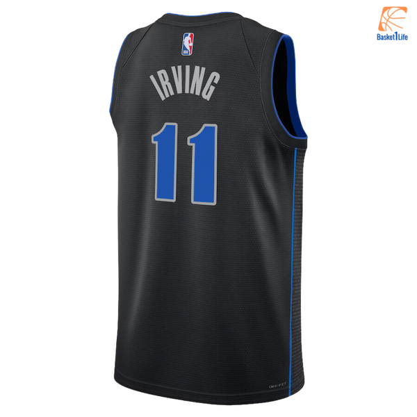 Maillot Swingman Nike City Edition Dallas Mavericks - Noir - Kyrie Irving