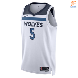 Minnesota Timberwolves Nike Association Edition Swingman Jersey - White - Anthony Edwards