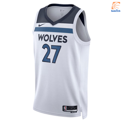 Nike Association Edition Minnesota Timberwolves Swingman Jersey - White - Rudy Gobert