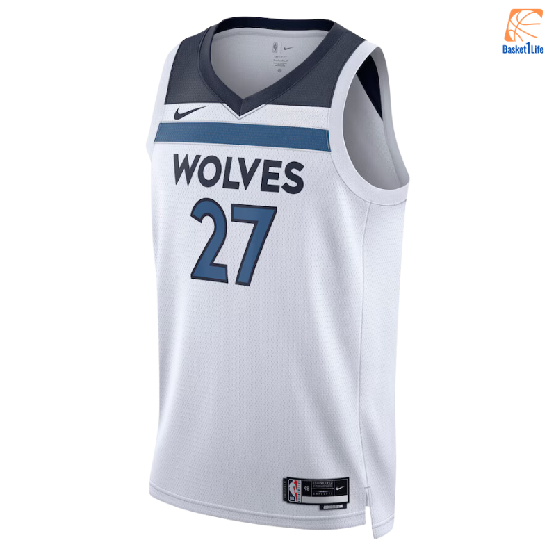 Maillot Swingman Nike Association Edition Minnesota Timberwolves - Blanc - Rudy Gobert