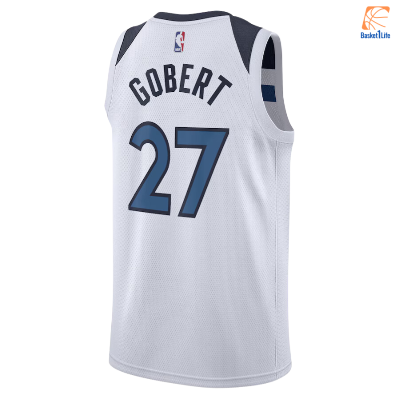 Maillot Swingman Nike Association Edition Minnesota Timberwolves - Blanc - Rudy Gobert