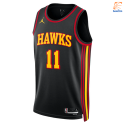 Maillot Atlanta hawks statement edition black Young Trae nba