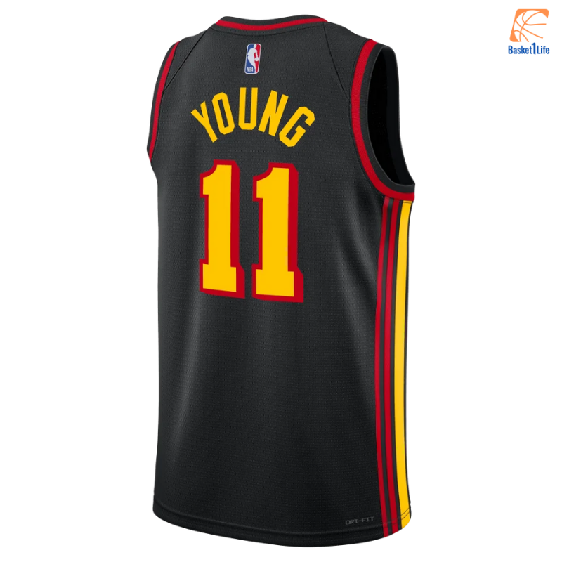 Maillot Atlanta hawks statement edition black Young Trae nba