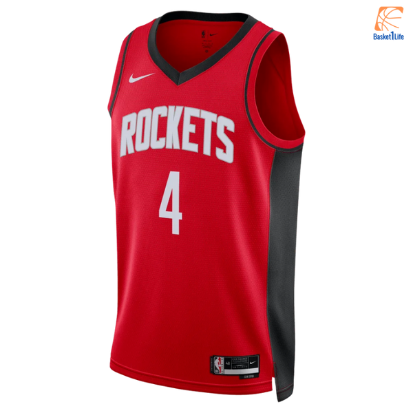 Maillot Houston Rockets Icon Edition 2022-23 University Red Green Jalen Nba