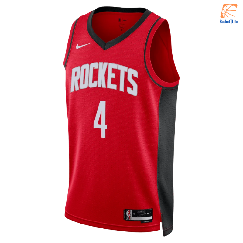 Maillot Houston Rockets Icon Edition 2022-23 University Red Green Jalen Nba