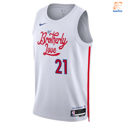 Maillot Nba Joel Embiid Phildelphia 76ers Nike City Edition Swingman 2022-23