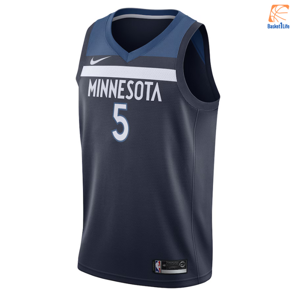 Minnesota Timberwolves Nike Icon Edition Swingman Jersey Navy Anthony Edwards